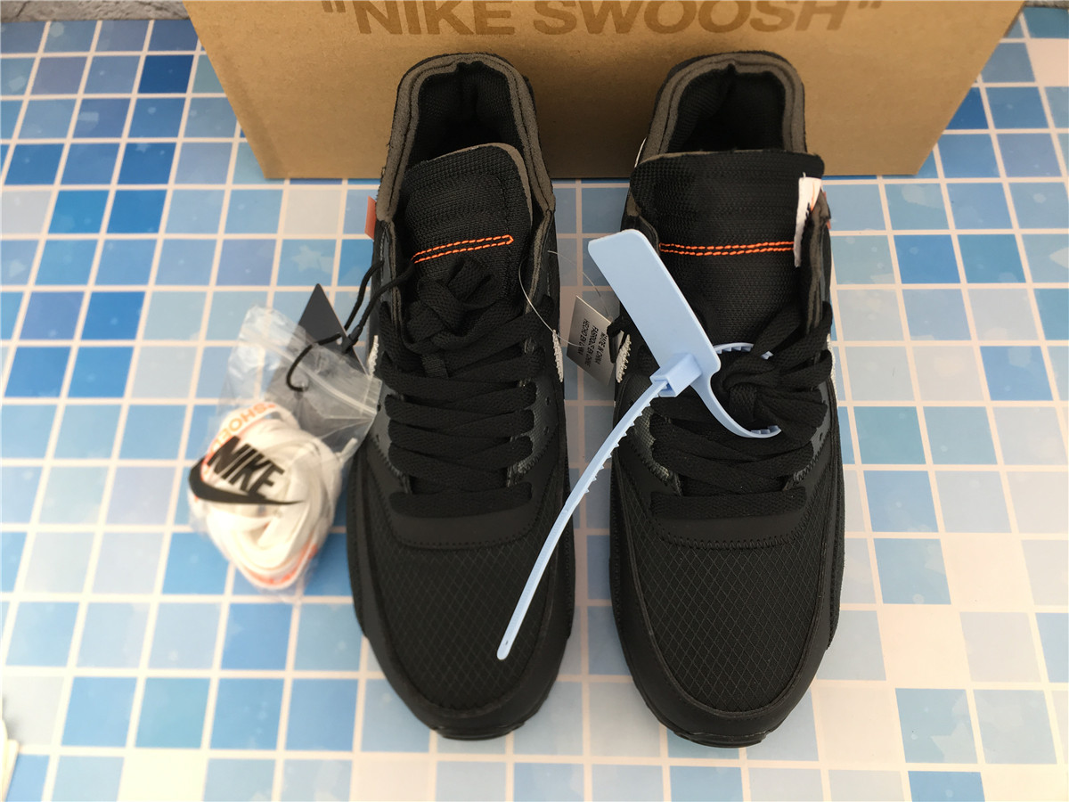 Off-White x Air Max 90 Black AA7293 001